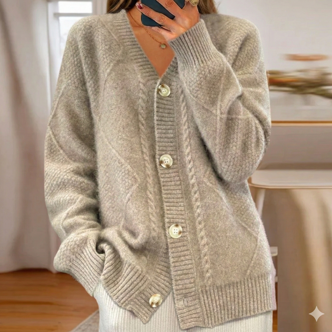ELOISE™ | Cable-Knit Cardigan