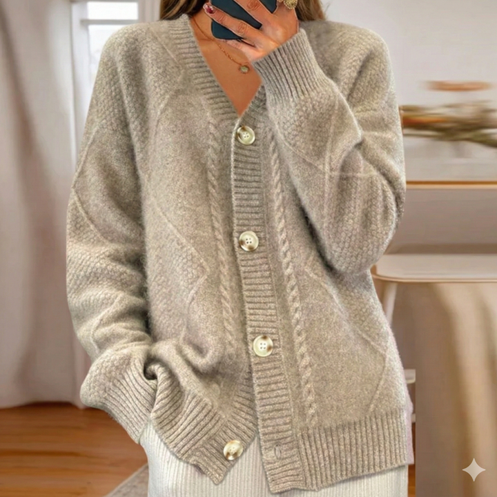 ELOISE™ | Cable-Knit Cardigan