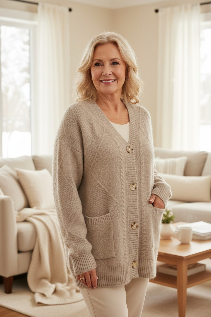 ELOISE™ | Cable-Knit Cardigan
