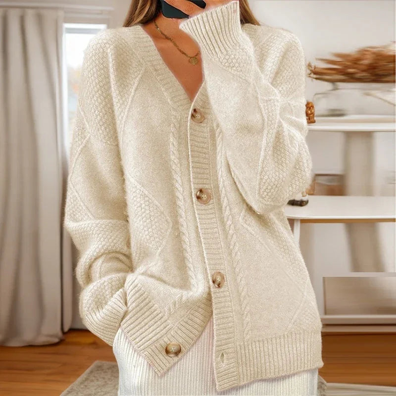 ELOISE™ | Cable-Knit Cardigan