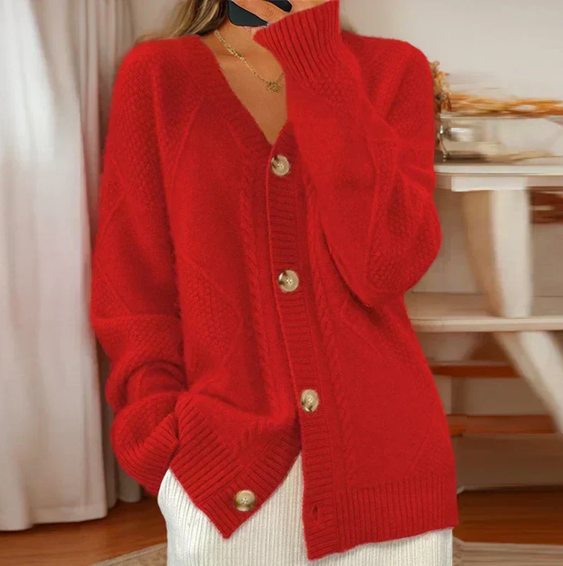 ELOISE™ | Cable-Knit Cardigan
